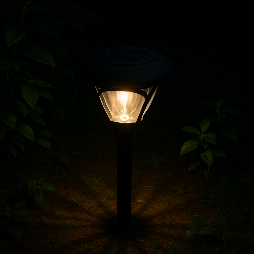 Omsun Solar LED Garden Pathway Light – Waterproof Outdoor Landscape Lamp