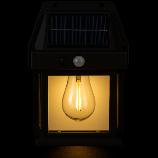 Solar LED Wall Light with Motion Sensor – Outdoor Waterproof Home Lighting Lamp