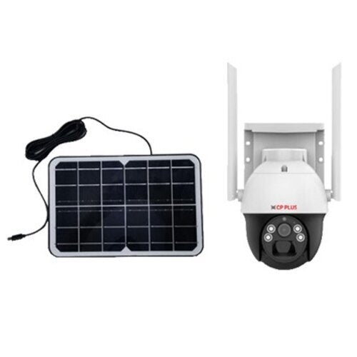CP PLUS Solar 4G PT Camera 4MP | AI, Night Vision, Built-in Battery