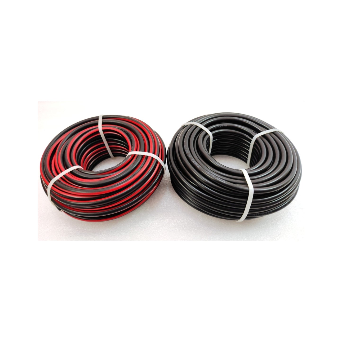 Microtek 4 sq mm DC Solar Cable – 100 Meter XLPO, Black with Red Stripe