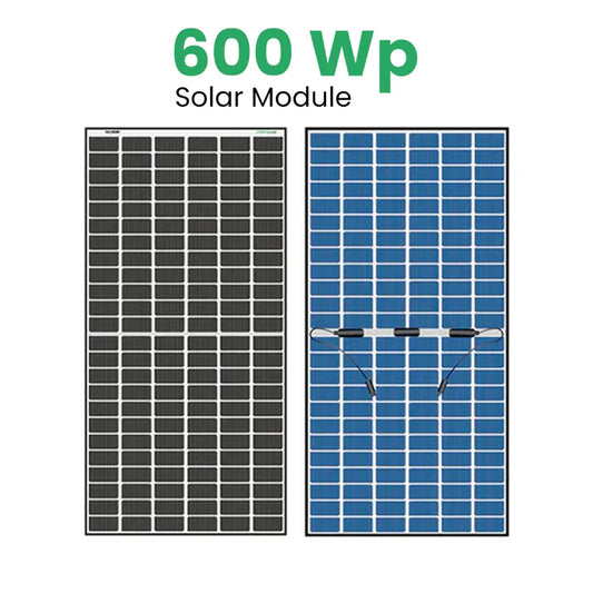 Loom Solar Shark 600W TOPCon Bifacial Dual Glass Panel (Pack of 2)
