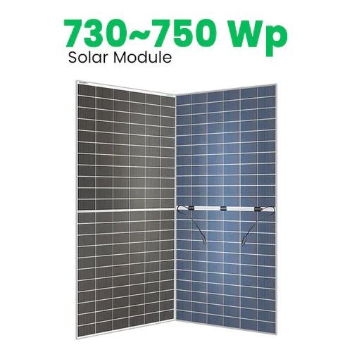 Loom Solar SHARK 730~750Wp HJT Bifacial Dual Glass Panels (Pack of 33)