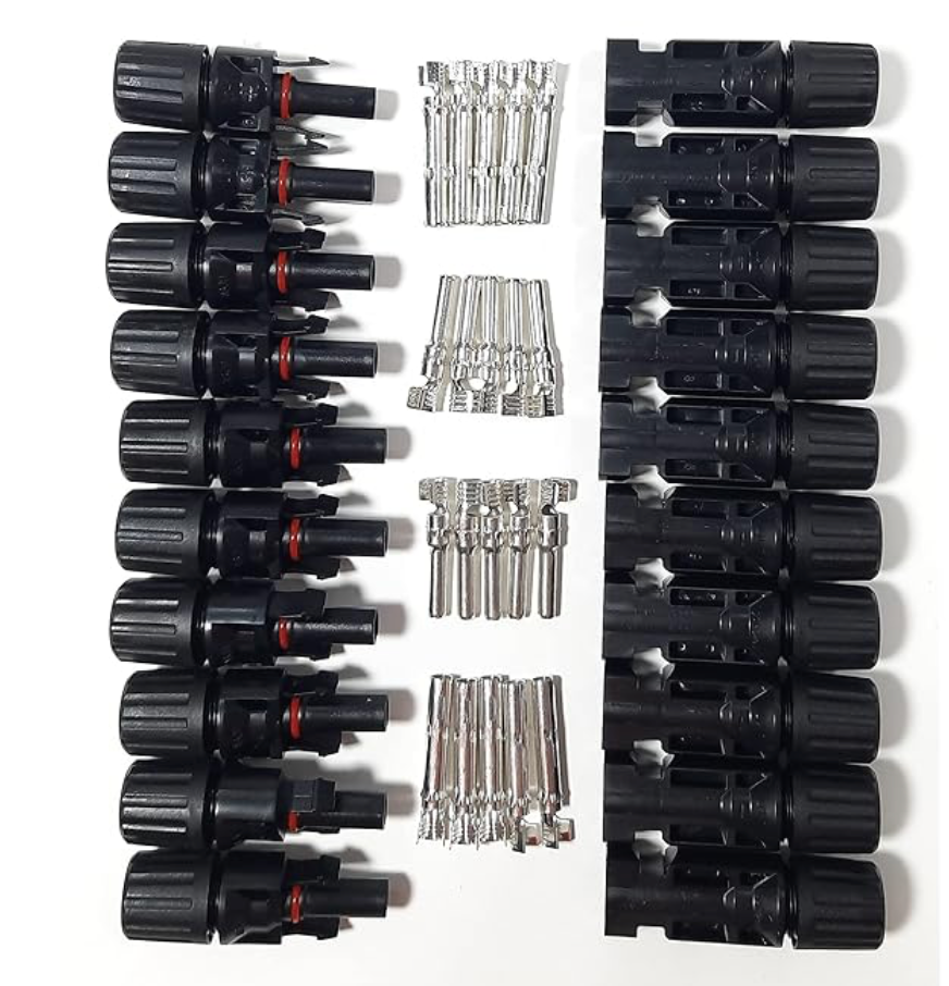 MC4 Connector 10 Pack – High Quality Waterproof Solar Cable Connectors