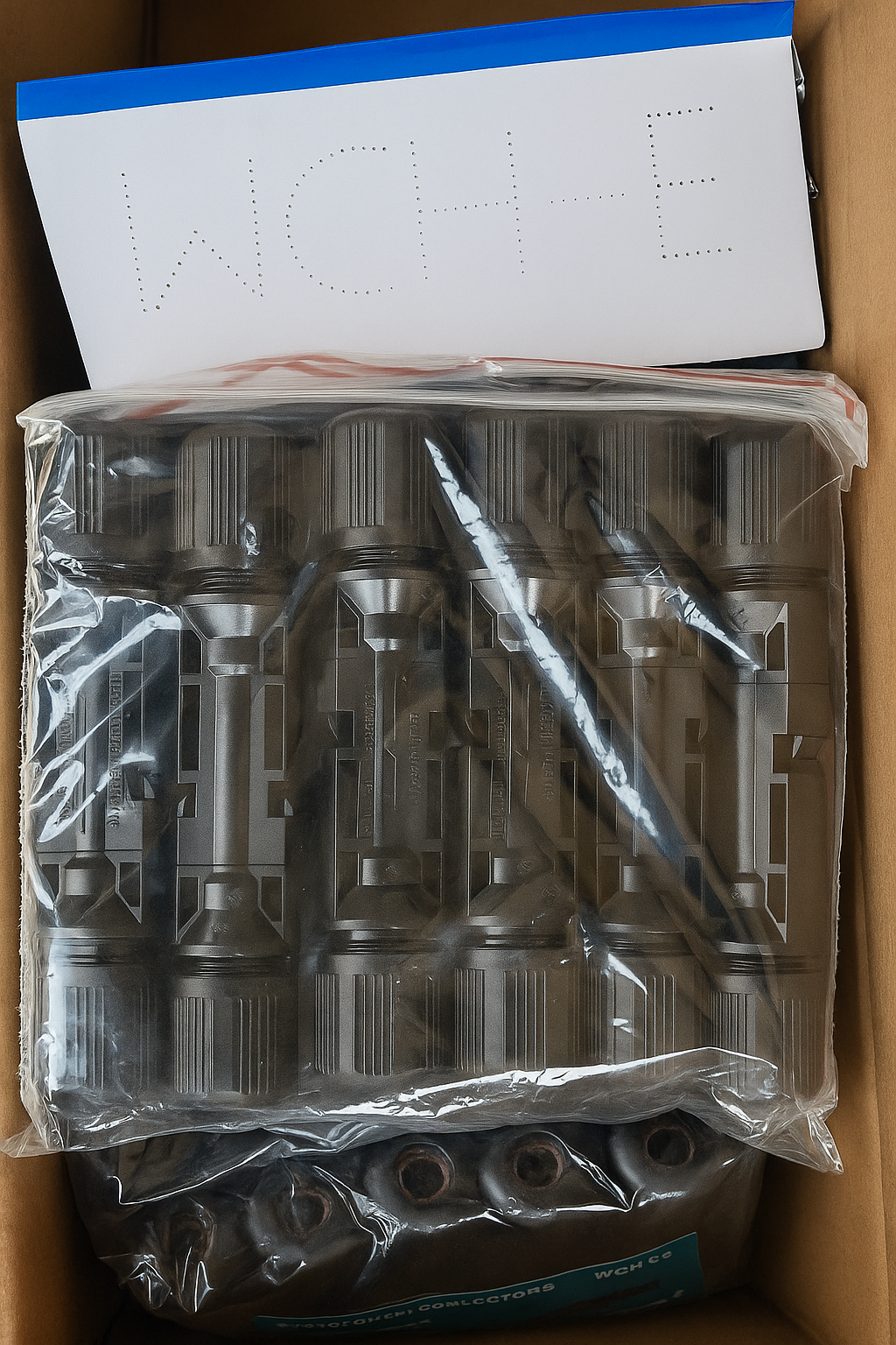 10 pcs MC4 solar panel connector set for photovoltaic system wiring