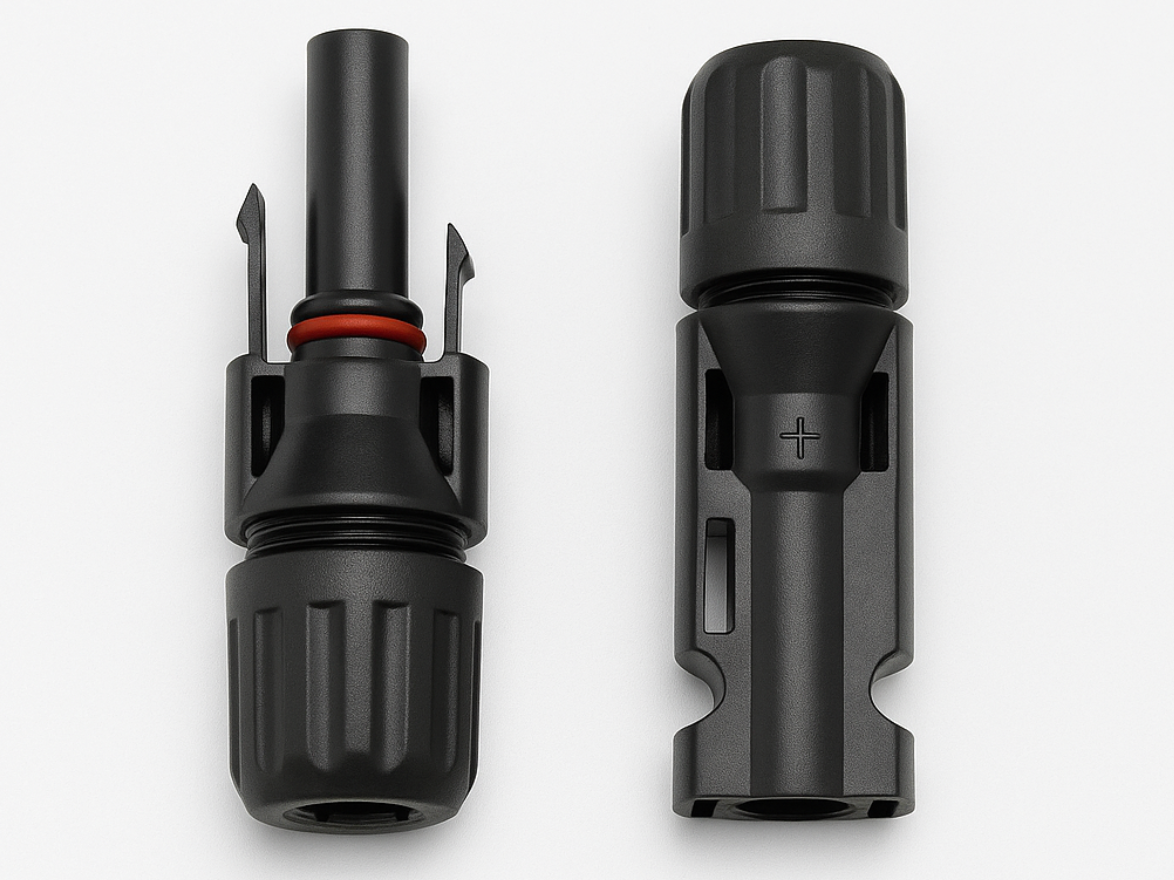 High quality MC4 solar connectors for DC cable connection