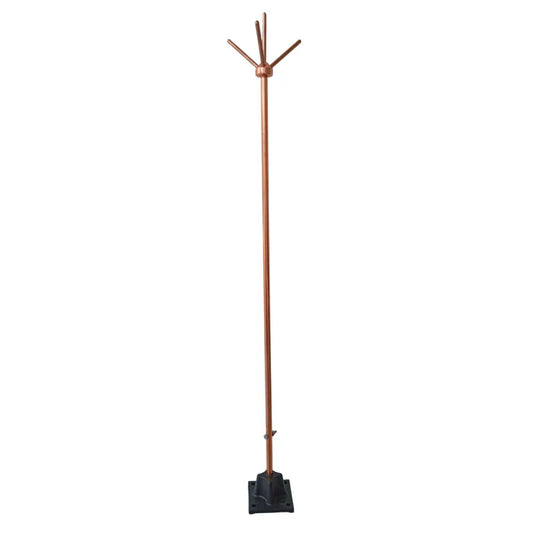 Copper-Bonded Lightning Arrester 1 m | 14.2 mm Solid Rod – 5 Spikes