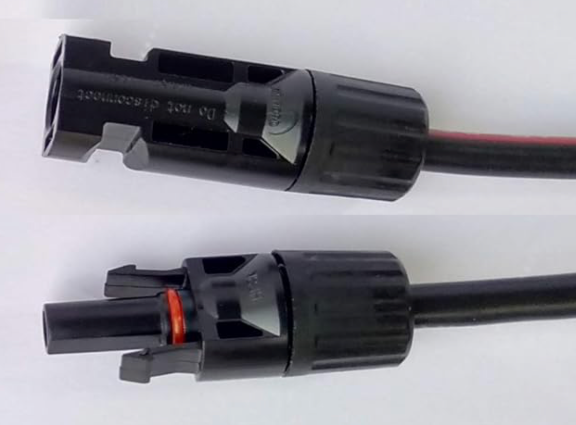 mc4 connector male female example